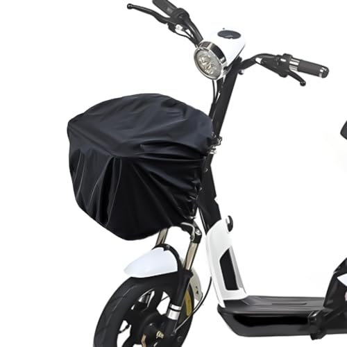 KASELIN 自転車カゴカバー前カゴカバー 防水生地 前かご カバー 自転車カゴレインカバー 日焼け防止 防雨防塵自転車バスケットレインカバープロテクター 防水ゴムコード 前後兼用 取り付け簡単 カゴカバー 大容量 自転車バスケットレインカバー レイン