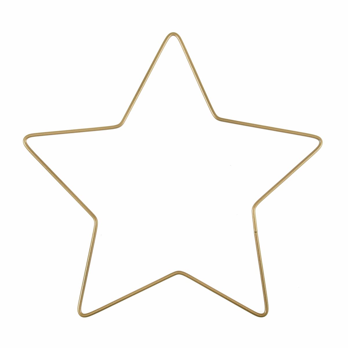 Groves Gold Trimits 20Cm Metal Star - Craft Hoop Wire Frame - Christmas Wreath Artificial
