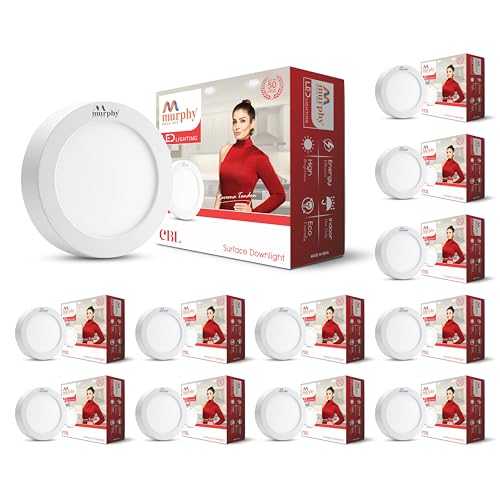 Image of Murphy 5W CBL 3-in-1 Round Surface Down Light Color Changing Light (Red /Blue /Pink, Pack of 12)