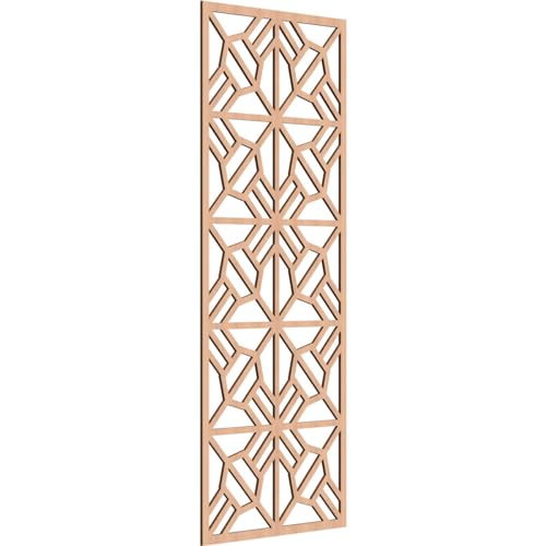 Image of Auburn Decorative Pierced Fretwork Wood Wall Panels, 31 3 /8 inchW x 79 3 /8 inchH x 3 /8 inchT, Alder