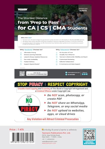 Image of Taxmann's CRACKER for Business Economics (Paper 4 | Economics) - Question-first | Exam-engineered Manual Offering Solved Past Papers for CA-Foundation | May /Sept. 2026 Exams