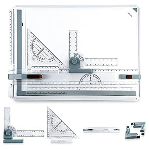 Portable A3 Drawing Board with Adjustable Angles