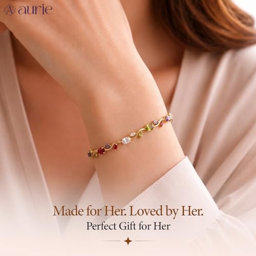 Image of Aurie Tulip Bracelet for Women & Girls | Anti Tarnish Stainless Steel Floral Bracelet |Party and Daily Wear Jewellery