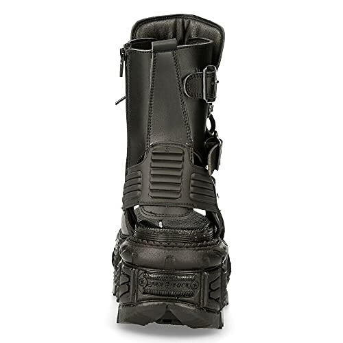 New Rock Boots BIOS107-V1 Nero VEGAN Pelle Unisex