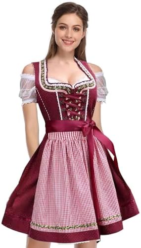 Traditioneel Oktoberfest Dirndl-kostuum voor dames - Verkleedkleding