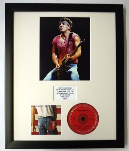 BRUCE SPRINGSTEEN/PHOTO & CD DISPLAY LTD. EDITION OF THE ALBUM BORN IN THE USA