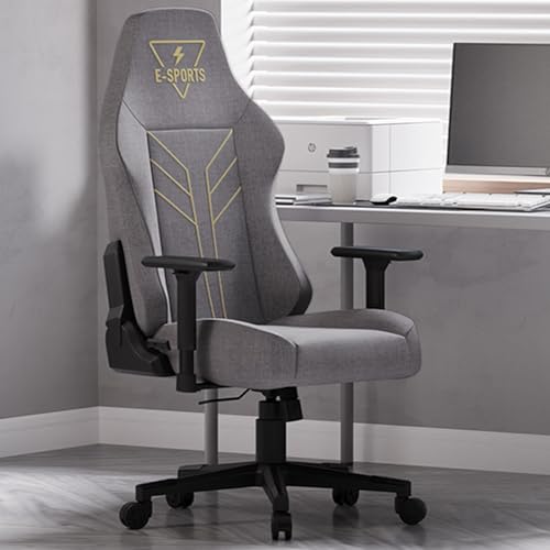 Ergonomic Gaming Chair with Adjustable Features (Grey)