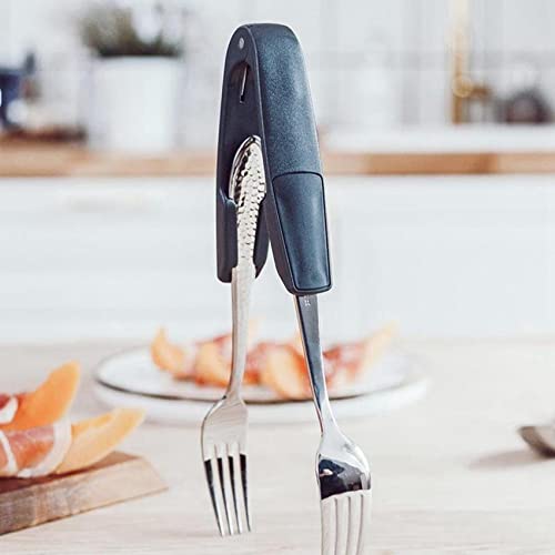 ZHIZAIHU 2X Any Tongs BBQ Clip Cutlery Clip Food Tongs No-Stick Food Clip BBQ Tongs Brot Clamp Cake Clip Geschirr