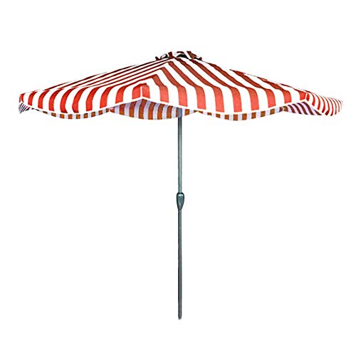 Parasol de table 9 pieds CLSDRZC grand parapluie de plage anti UV50+