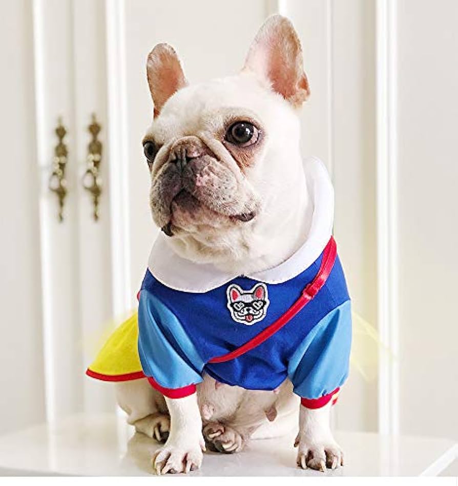 Amazon | PP&DD 犬服 コスチューム 白雪姫風 レーススカート リンゴ