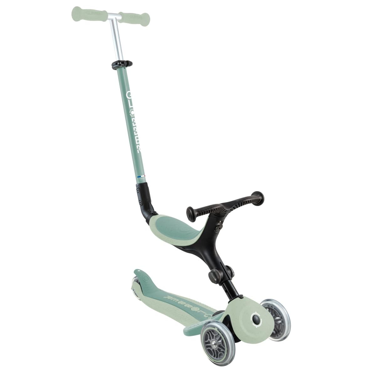 Globber Go•up Active Eco - Monopattino scalabile con Sedile Gioventù Unisex