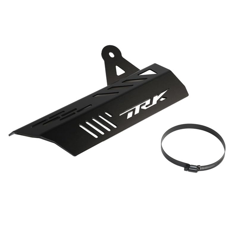 Protector de tubo de escape para motocicleta TRK702X con aislamiento térmico de alta resistencia