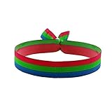 3x Polysexuell Armband Poly Festival Bändchen CSD Pride Lgbt