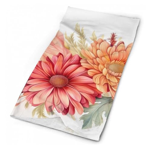 Cuello para mujer y hombre VFMNT con diseño de flores, bandana pasamontañas, máscara facial elástica, bufanda protectora contra viento, cubierta facial transpirable para ciclismo y actividades al aire libre miniatura 2