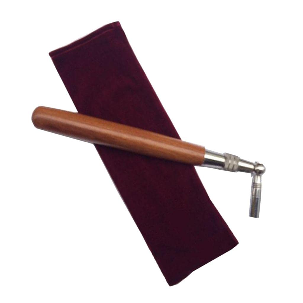Clé d'Accordage Piano Outil Réparation Marteau Levier Étoile Poignée Antidérapante Bois Acier Conçu pour Entretien Piano Usage Scène Musicale 310x55mm