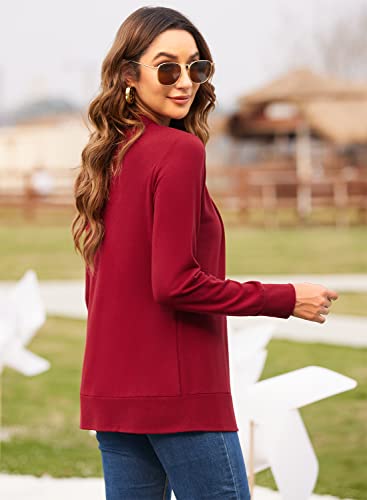Image of Womens Casual Lightweight Long Sleeve Cardigan Flowy Soft Open Front Knit Cardigan Sweaters