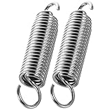 minkissy 2 Stück Pedalfedern für Bass Drum Fußpedal Langlebige Spannfedern Passend für Schlagzeug Pedale Einfache Robustes Musikinstrument Zubehör
