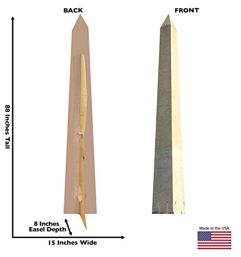 Image of Cardboard People Washington Monument Life Size Cardboard Cutout Standup