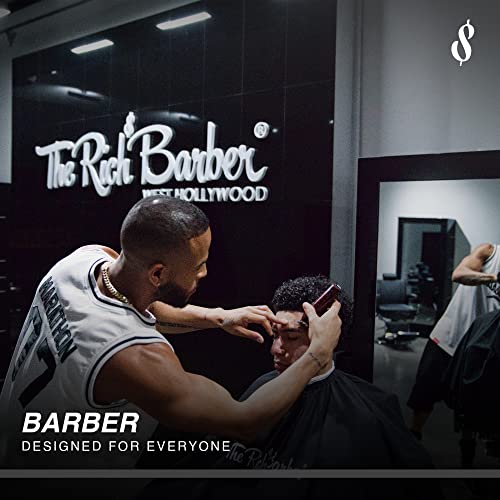 The Rich Barber Pro Barber Tools Set - Accessories Kit With 1-Minute Blade Modifier & 10-Second Blade Setter - Zero Gap Trimmer Alignment Tool, Blade Sharpener Block - Professional Barber Supplies #TOP6
