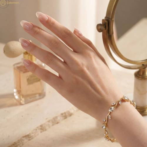 Image of Fashion Frill Tulip Bracelets For Women Stylish | Gold Plated Bracelet For Girls Stylish | Stainless Steel Jewellery For Woman Bracelet | Adjustable Hand Bracelet Set For Women | Birthday Gifts For Woman, Girls