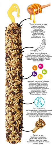 Aime Baguettes au Miel pour Canaris/Friandises pour Oiseaux/2 Baguettes Croustillantes – Image 5