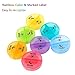 Daily Pill Organizer (Twice-a-Day) - Weekly AM/PM Pill Box, Round Medicine Organizer, 7 Day Pill Container, Vitamin Organizer for Vitamin Fish Oils Supplement