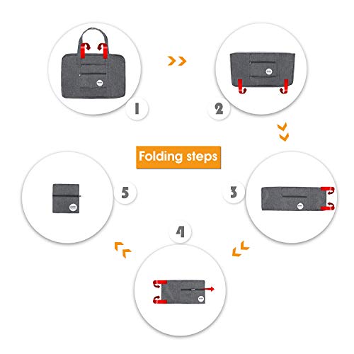 WANDF Foldable Travel Duffel Bag for Spirit Airlines Carry on Bag Weekender Overnight for women