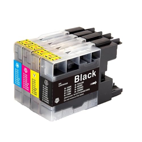 Cartouche encre LC1280 LC12 compatible imprimante Brother MFC J625DW J6510DW J6710DW J6910DW