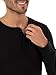 Fruit of the Loom Men's Classic Midweight Waffle Thermal Henley Top, Black, X-Large