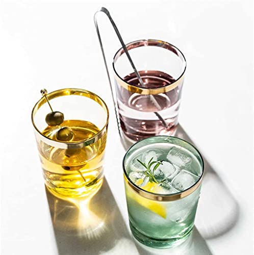 Whiskey Champagne Glasses Water Tumblers Glasses Phnom Penh,Colorful Glass,Wine Glass,Home,Simple,Whiskey Glass,Wine Glass,Beer Glass,Cup Wine Glass (Color : Green) #TOP6