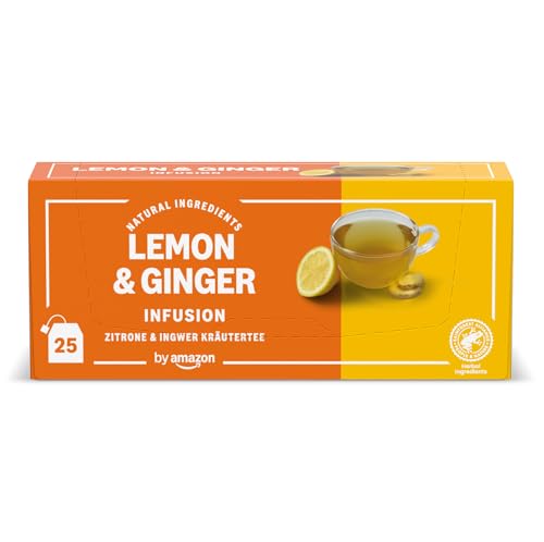 by Amazon Limone & Zenzero Infuso 25 Bustine