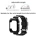 Stainless Steel Watch Band Compatible with Apple Watch Band Mesh Loop MAIRUI 38/40/41mm 42/44/45/49mm Adjustable Replacement Band for iWatch Series Ultra/Ultra2/SE/9/8/7/6/5/4/3/2/1 (Black&Silver, 42/44/45/49mm)
