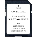 Navigation SD Card KR9D66EZ1B | No Data Fee, Works with HUD | Preloaded USA/CAN/MEX Offline GPS Maps for 3/CX 30/CX 50/CX 70(2025-2026), MX 5(2024-2026)
