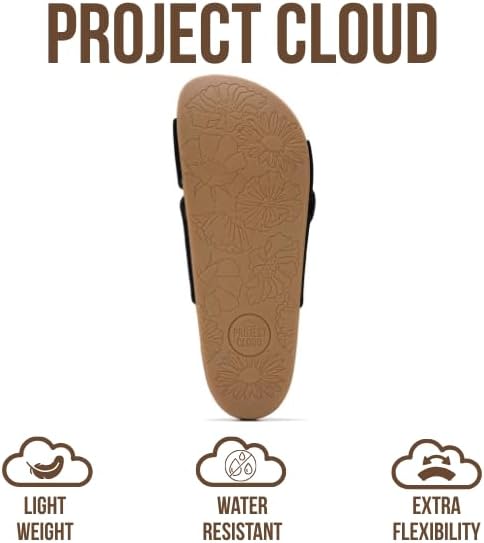 Project Cloud Womens Sandals - Adjustable Buckle Sandals for Women 2026 with Plush Insole - Lightweight & Non Slip Slides for Women Footwear (Beaming) - Image 4