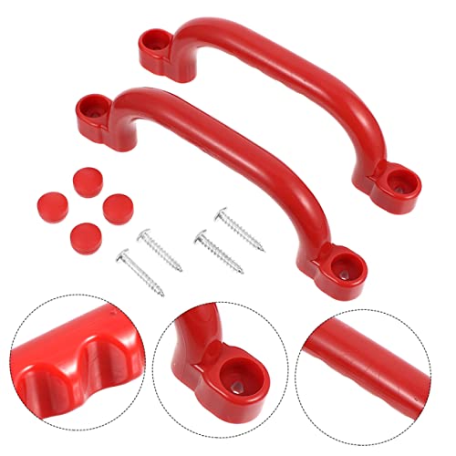 Toyvian 3 Conjuntos De Segurança Antiderrapante Alça Playset Alças De Plástico Alças De Escalada Par