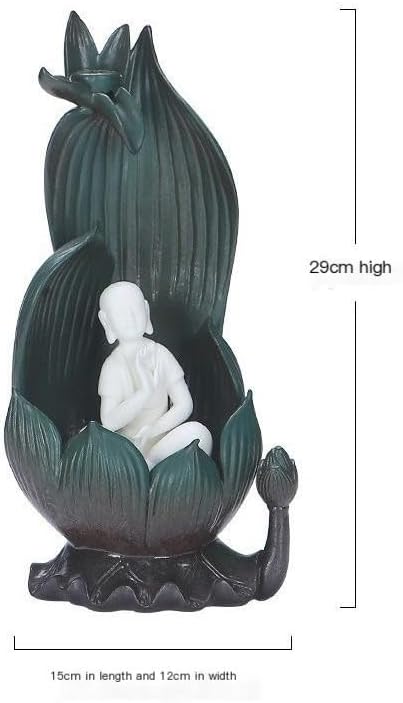 Incense Burner,Incense Stick Holder,Incense Burner Retro Home Living Room Desk Decoration Creative Ceramic Backflow Incense Burner Ornaments Incense Holder Incense Burner