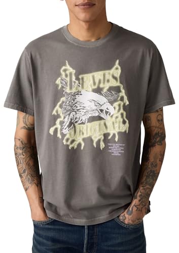 Ss Relaxed Fit Tee Lightning Eagle Smoke – Ansicht 3