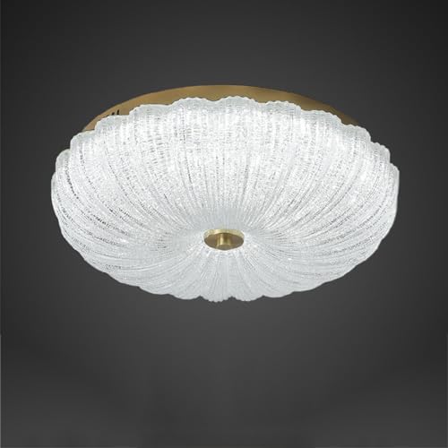 Plafonnier LED chambre parentale éclairage chaleureux et doux 50 cm - 8