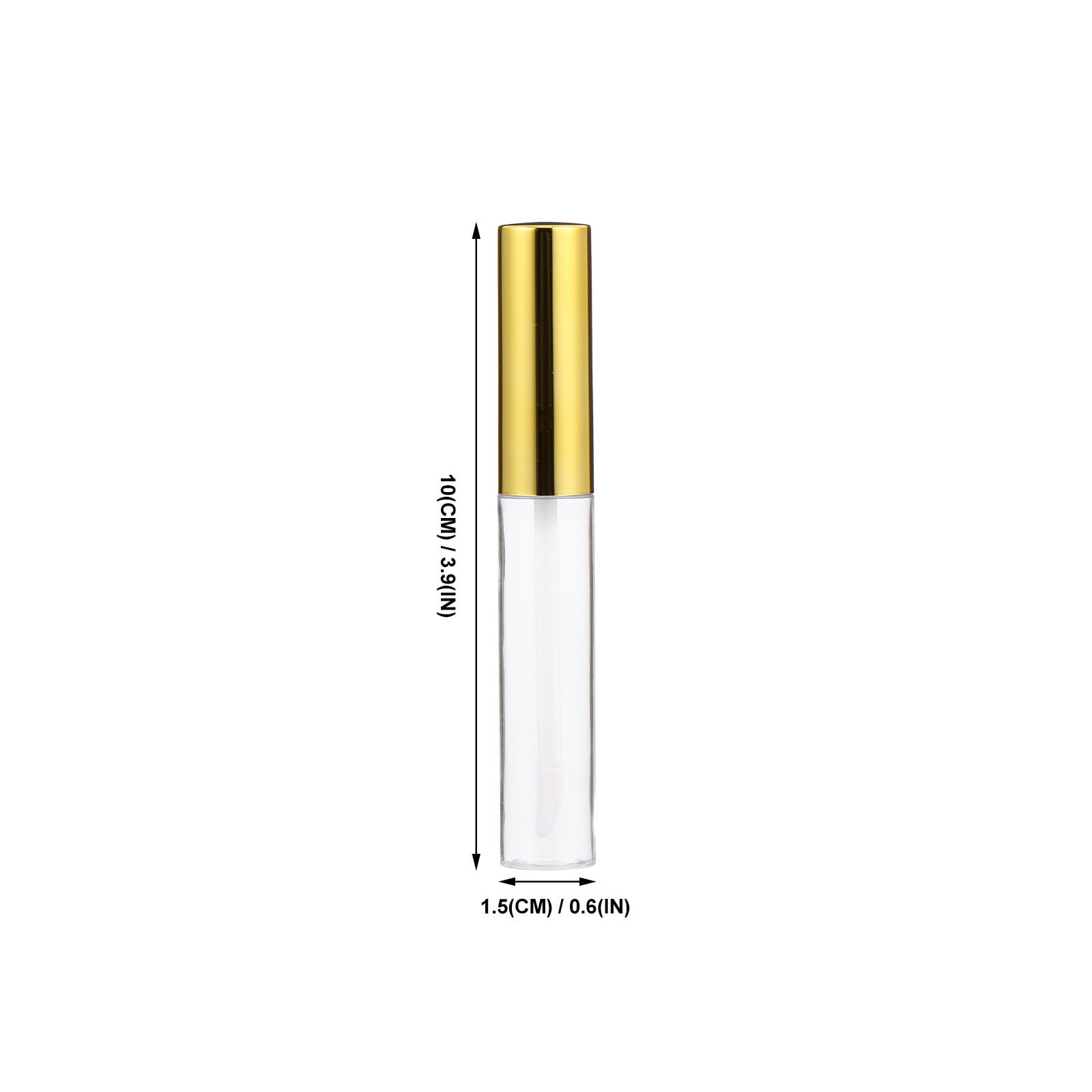 PACKOVE Tubo de Brillo Labial Vacío de 10ml 36 Piezas, Plástico Portátil y Recargable Adecuado para Principiantes Que Aman la Belleza y Creaciones Artísticas