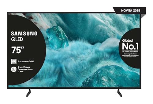 Samsung Q7F QE75Q7FAAU 190,5 cm (75') 4K Ultra HD Smart TV Wi-Fi Nero