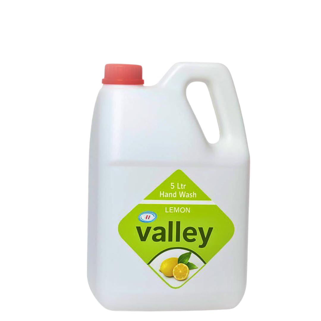 Eco-Friendly Lemon Handwash Refill 5L | Moisturizing, Skin-Friendly, Germ-Fighting Soap for Kitchen, Bathroom & Office Use