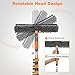 20Ft Window Squeegee with Extension Poles, 2-in-1 Window Cleaning Kit with Telescopic Pole, Extra-Large 14