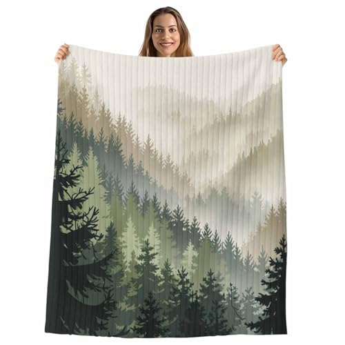 Nyunylyer ブランケット 毛布 大判 75x100cm ふわふわ ひざ掛け ソファ ベッド ランネル 北欧 暖かい 冬用 掛け毛布 軽量 柔らかい 洗える シンプル オールシーズン 秋冬 春夏 来客用 車中泊 ギフト 子供 大人 ペット キャンプ