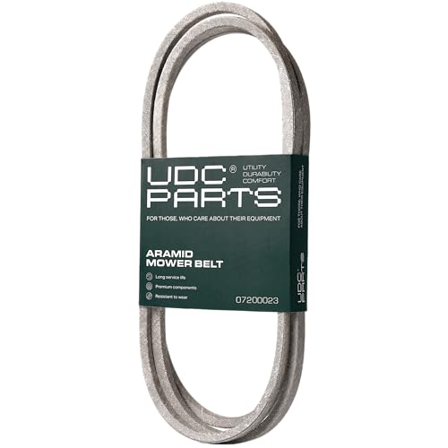 UDC Parts 07200023 Ariens Gravely Deck Belt Replacement for IKON XD 52 Deck, ZTX 52, IKON X, XL, 915223, 915267, Zoom, Zoom XL 54, Gravely ZT X & ZTXL Series, 147-2910 / Aramid Cord / 145.5 inches