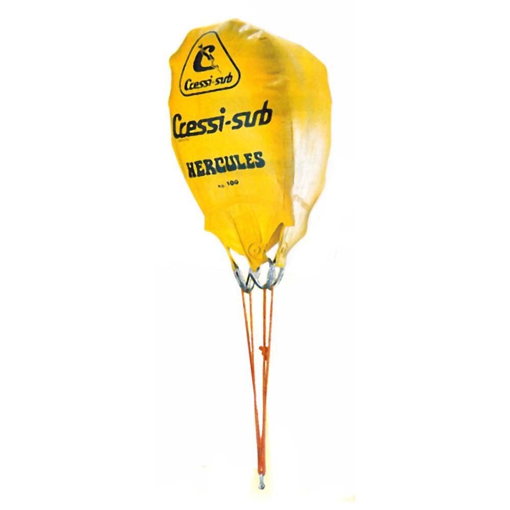 Cressi Hercules Lifting Ballon - Pallone per Sollevamento Subacqueo Uso Professionale, Disponibile in 250, 500 e 1000 kg, Giallo, Adulto Unisex