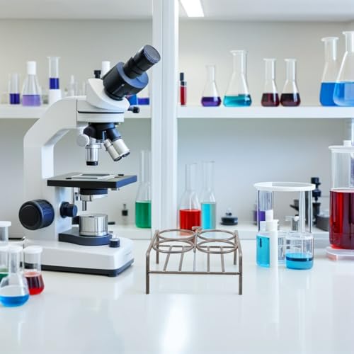 Soporte de laboratorio para crisol con diseño de 4 orificios resistente 6