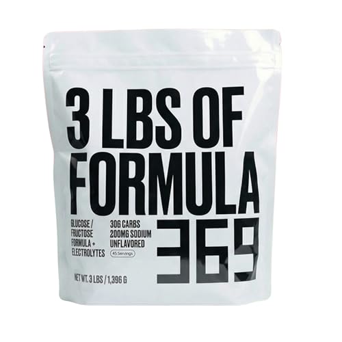 Formula 369 High Carbohydrate Sports Fuel Value Size 3lb (45 Servings) for Energy & Hydration Unflavored Sports Drink Mix Vegan Allergen-Free