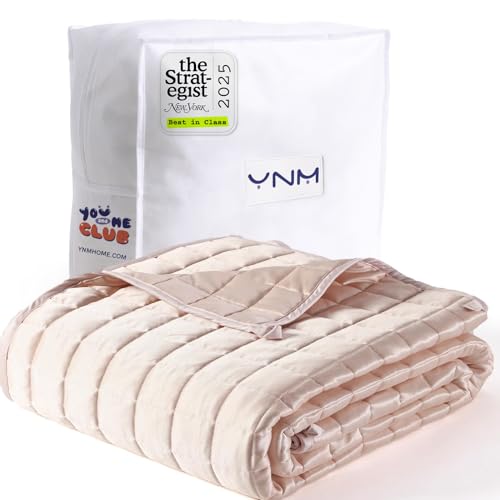 YnM 15lb Cooling Weighted Blanket 48x72 Pink