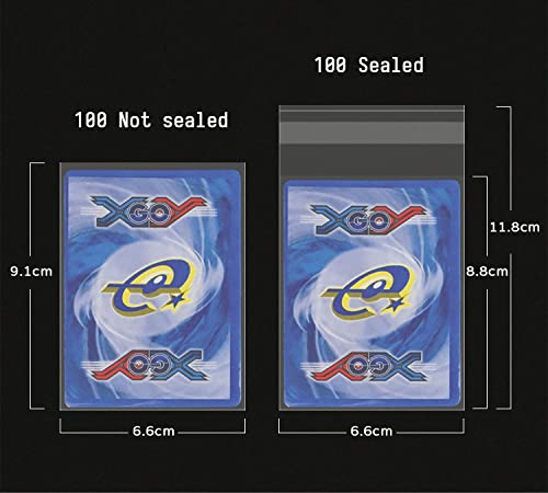 Moocuca Soft Sleeves 66 * 91mm, 200 Transparent