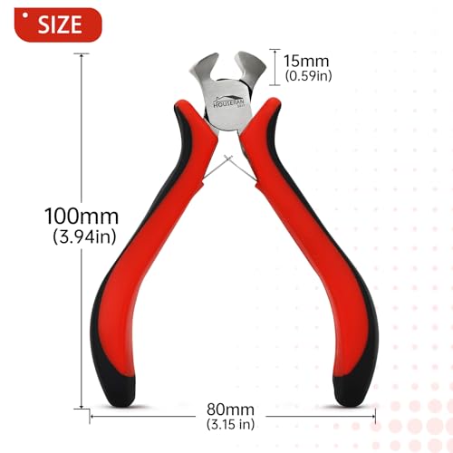 Image of 5-Piece 4 Inch End Cutting Pliers, Flush Cut Pliers Tools